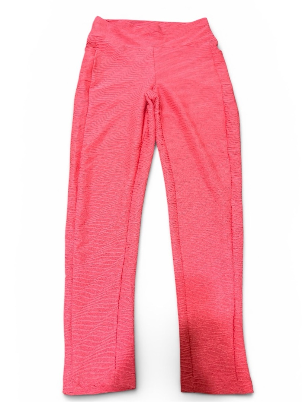 Fawn Activewear Coral Textured Flare Leggings Women’s XL